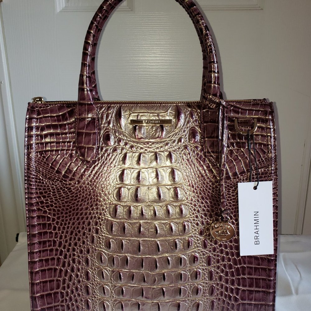 Brahmin Port Ombre' Ombre Caroline NWT